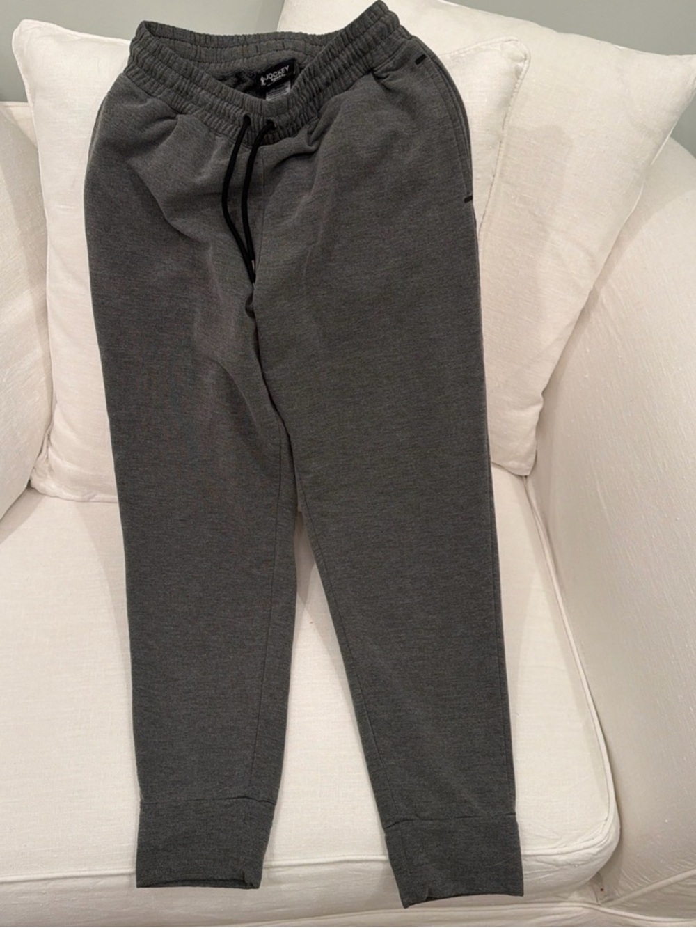Jockey Men's Dark Gray Drawstring Joggers